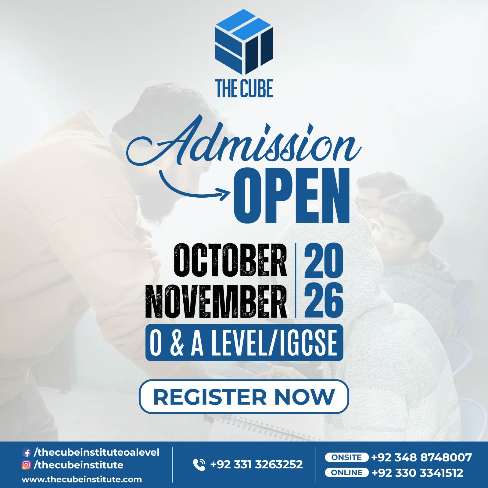 Latest offer from The Cube Institute